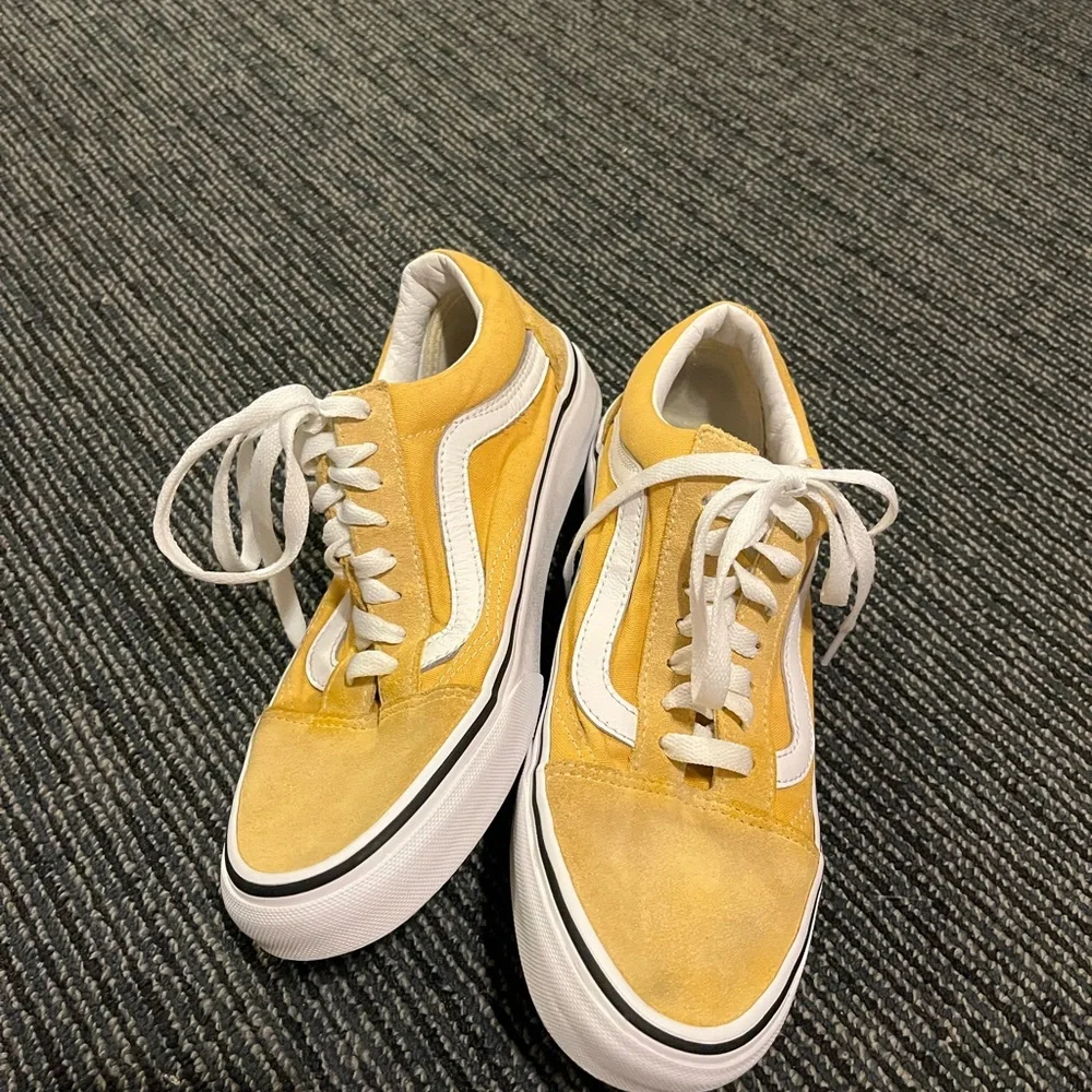 Vans Yellow Suede Sneakers - Picture 4 of 7